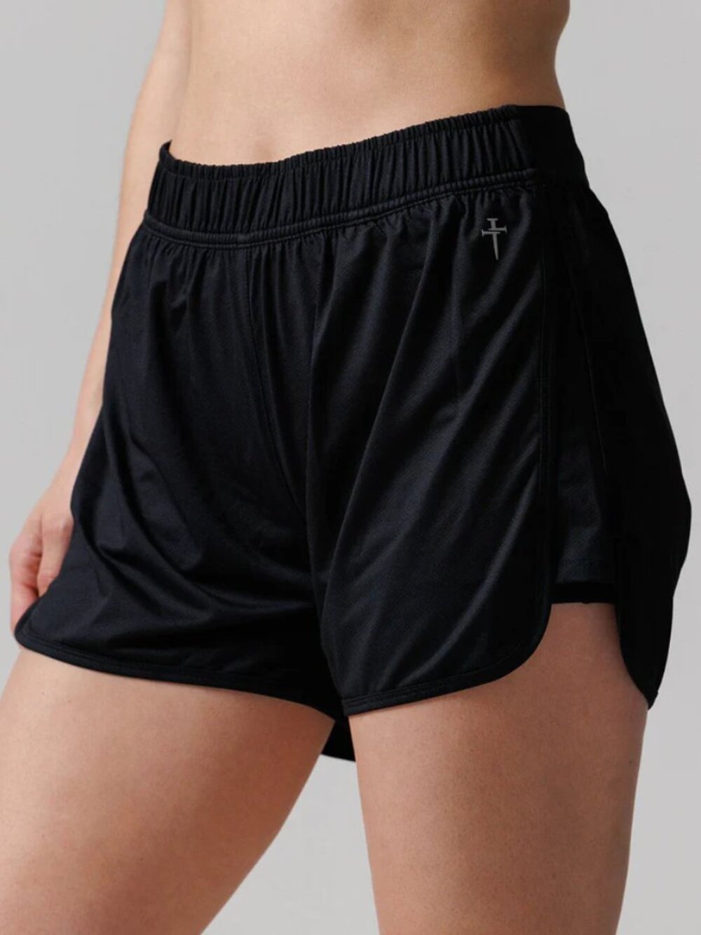 Three Nails Black Pro-Tech Lined Athletic Shorts Women's size S